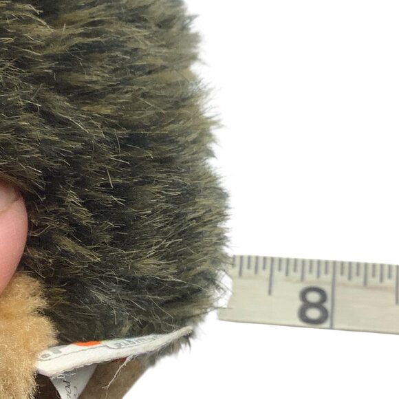 Hedgehog Plush Dog Toy Outward Hound 7” Faux Fur Pet Squeaks - Picture 5 of 5